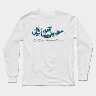 The great Japanese waves Long Sleeve T-Shirt